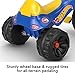 Fisher-Price Toddler Tricycle Hot Wheels Tough Trike, Toy Bike with Handlebar Grips & Storage for Outdoor Play Kids Ages 2+ Years