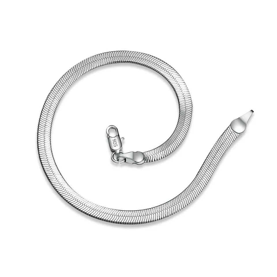 Bracelet en argent 925 style chaîne de lame pour sublimer vos tenues