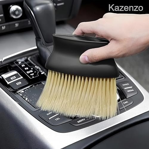 Image of 7 PCS Car Cleaning Kit with 3-in-1 Mini Vacuum Cleaner, Microfiber Cloth, Duster, Wheel Brush, Anti-Fog Spray & Glass Cleaning Tools (7 in 1 Car Combo)