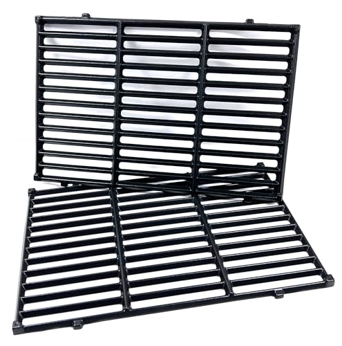 Direct Store DC130 17.5' 7638 2pk Cast Iron Cooking Grill Grates Replacement for Weber Spirit 300, 310, 320 Series, Spirit 700, Genesis Silver B/C, Genesis Gold B/C, Genesis Platinum B/C Gas Grills