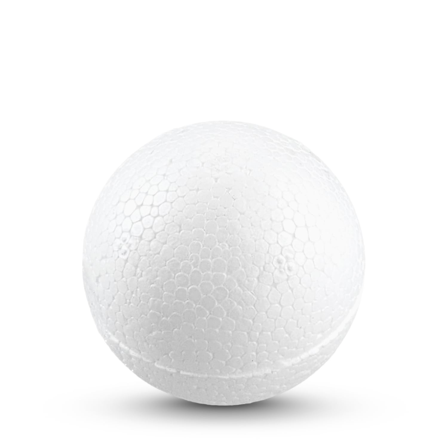 Netuno 10 white polystyrene balls 4 cm 1.57 in foam craft spheres DIY Christmas ornaments handmade decorations