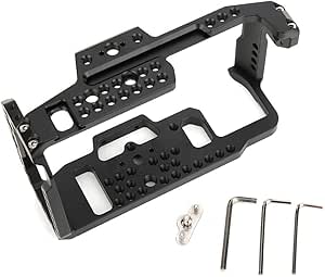 Amazon.com : Aluminium Alloy BMPCC 4K/6K Camera Cage Extension Frame ...