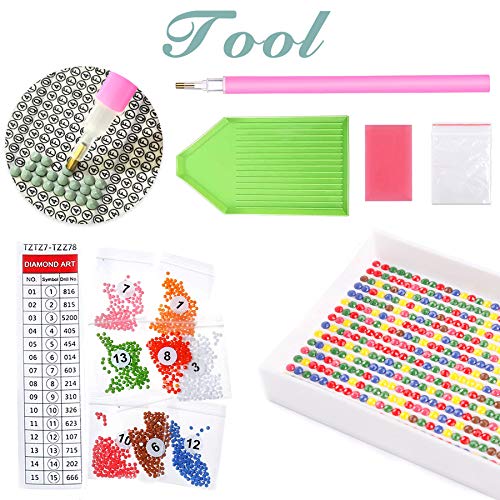 Zeyevan 5D Diamond Painting Kit Giraffe, Diamant Schilderij Kits Dier Kristal Strass Borduurwerk Cross Stitch… - Image 7