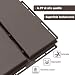 Outsunny Juego de 9 baldosas empotrables para terraza, baldosas para suelos (30...