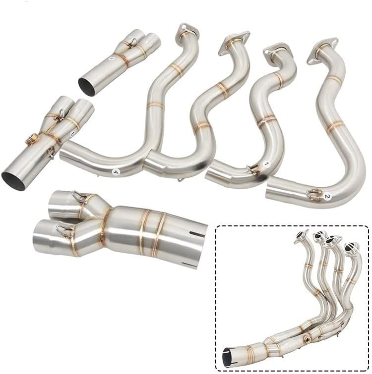 スリップオン オートバイの排気システムマフラーフロント接続リンク