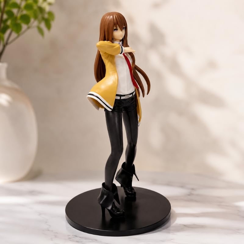 Image of Premium Action Figures Collectible for Office Desk, Study Table, Car Dashboard, Decoration for Anime Lovers, Fans, Kids, Collectors (Kurisu 18cm)