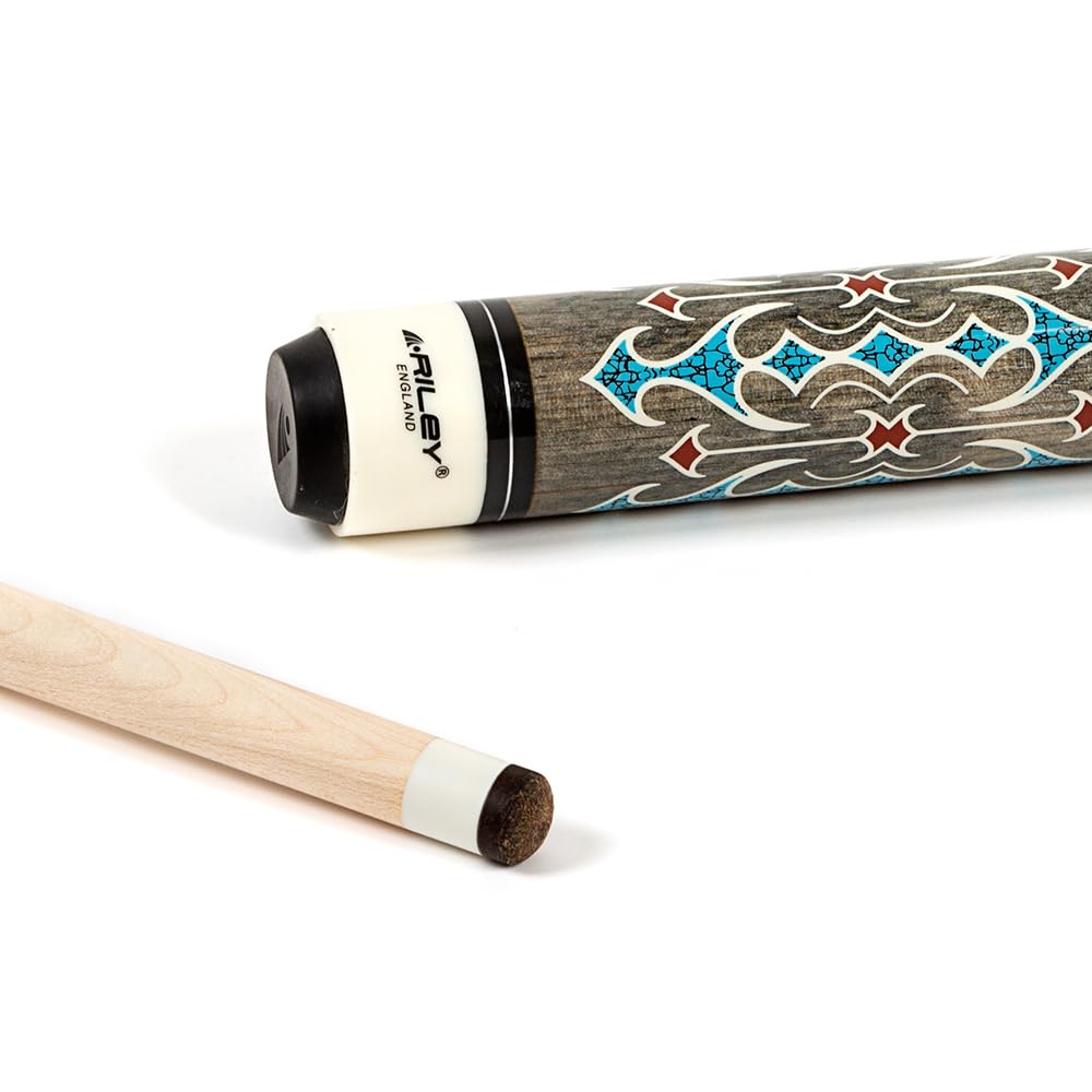 Stecca Da Biliardo Americano Riley Centurion - Impugnatura In Similpelle, Punta 13 Mm, Con Custodia Rigida - Foto 4