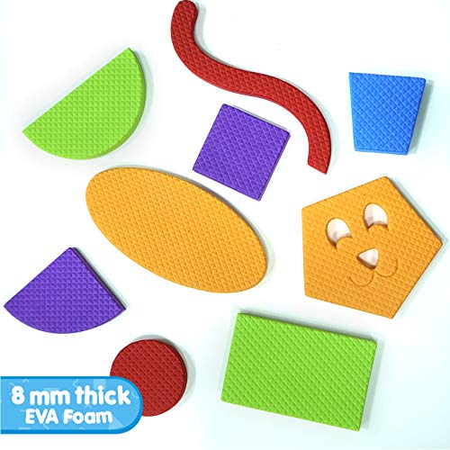 Image of Imagimake Make with Shapes | Animal Theme Shape Puzzle| Preschool Learning Activities | Toddler Toys | Montessori Toys for 3 Year Old