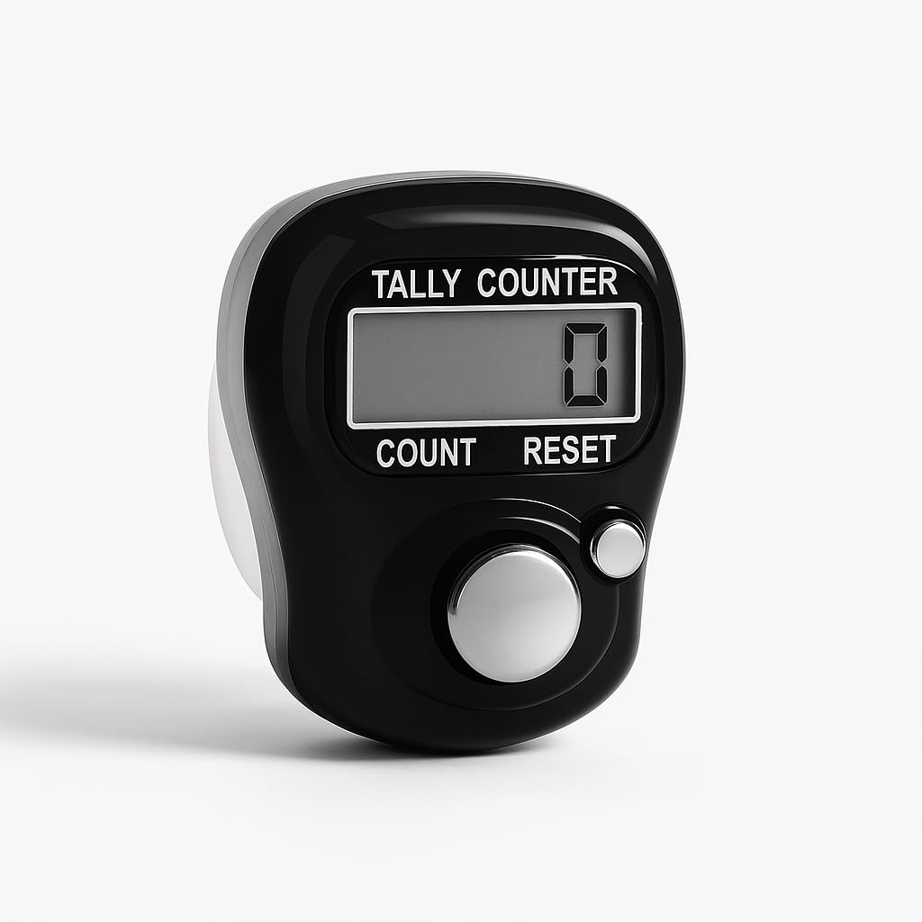 Kundi 5-Digit Digital Tally Counter Ring – Electronic Finger Clicker with LED Light, Portable Handheld Counting Machine for Cricket Umpires, Sports, and Multipurpose Use (1 Pc, Multicolor, Plastic)-image-12