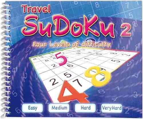 Sudoku – Libro de sudokus para viaje, 4 niveles