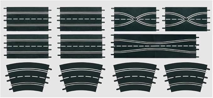 Extension Set (4 Straights, 2 Lane Change Sections 2 Chicanes, 4 Curves 2/30°)