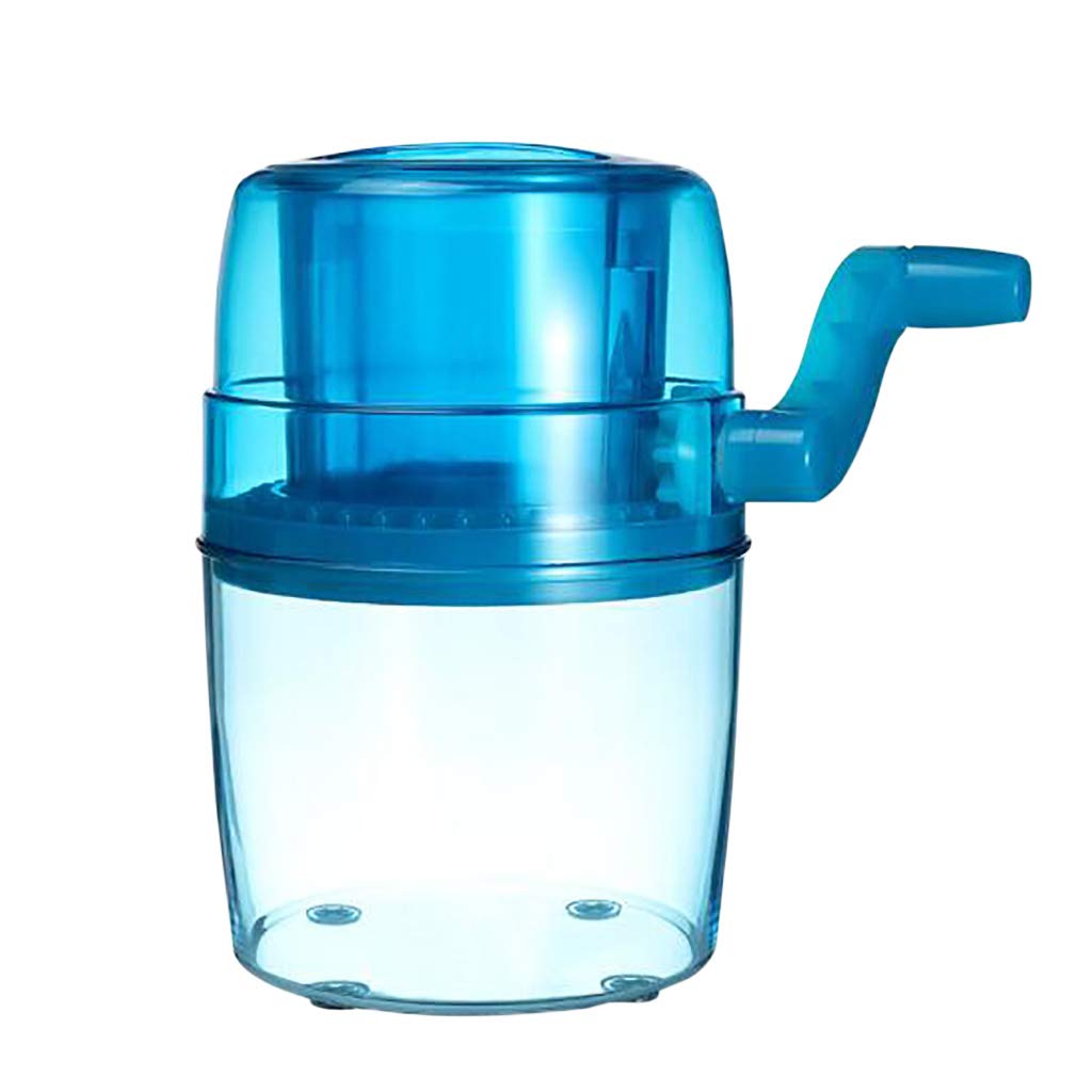 Tritaghiaccio Manuale Mini Macchina Portatile per Cono di Neve da casa Piccola Macchina per Il Ghiaccio a manovella Design Antiscivolo