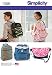 Simplicity 1388 Messenger Bag and Backpack Sewing Patterns, One Size Only