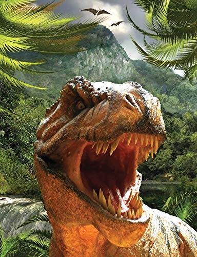 Tyrannosaurus Rex Dinosaur Composition Notebook, Wide Ruled: Lined Student Exercise Book