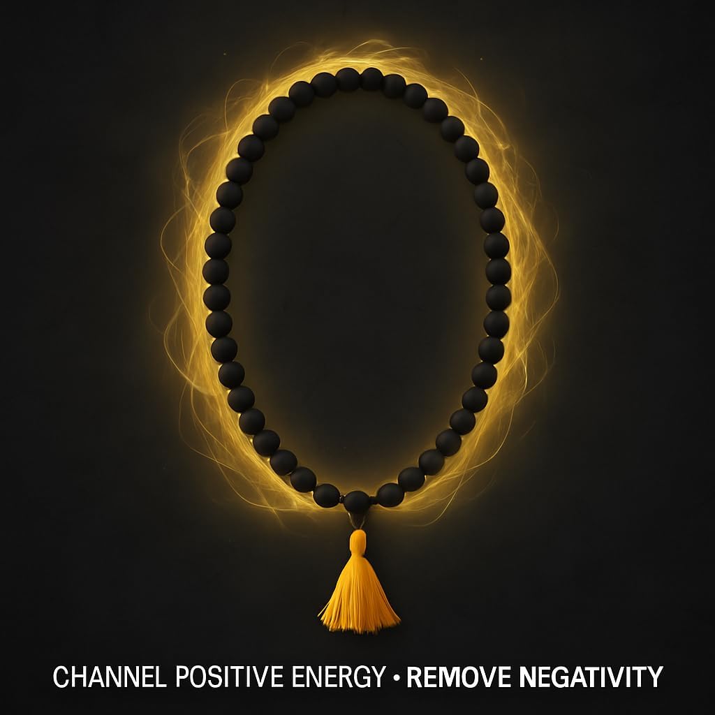 Karungali Malai Original 108 Beads | Divine Hindu Karungali Mala Original | 8mm Unpolished Karungali Malai with Lab Certificate for Spiritual Use