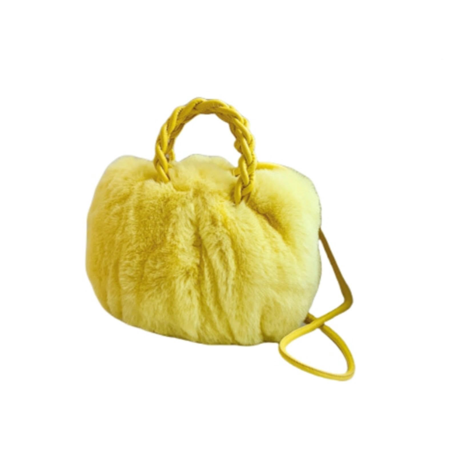 Sac bandoulière femme jaune élégant pour l'automne et l'hiver