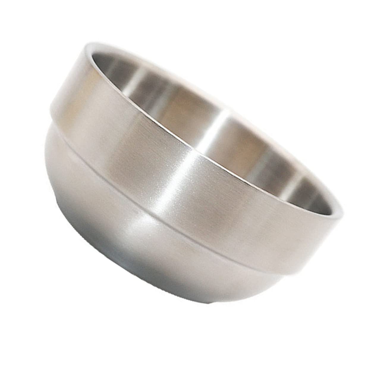 OHPHCALL Beard Styling Foam Brush Shaving Cup Beard Shaving Mug Foaming Bowl Stainless Steel