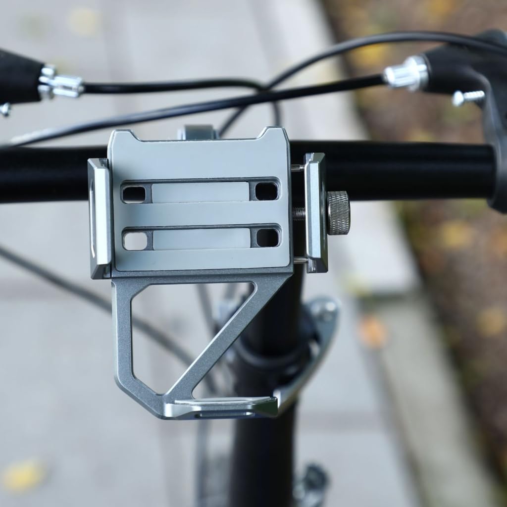 Motocyklowy aluminiowy uchwyt na telefon obracający się o 360 stopni kierownica motocyklowa zamontowany uchwyt na telefon komórkowy stojak odporny na wstrząsy