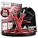 Corda per saltare professionale crossfit con piano di allenamento corda bonus e borsa - Corda da saltare corda per saltare boxe salto palestra - Corde per saltare pesante jumping speed jump rope rosso