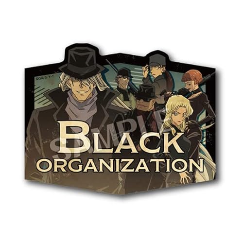 エンスカイ 名探偵コナン トラベルステッカー 7.黒ずくめの組織 約84×106mm ユポマット紙製