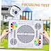 ARTIBETTER Camera Focus Calibration Card Lens Test Chart Color Wheel Chart for CCTV Installation Alignment Indoor Outdoor Use 15.7 X 12.6 Inch