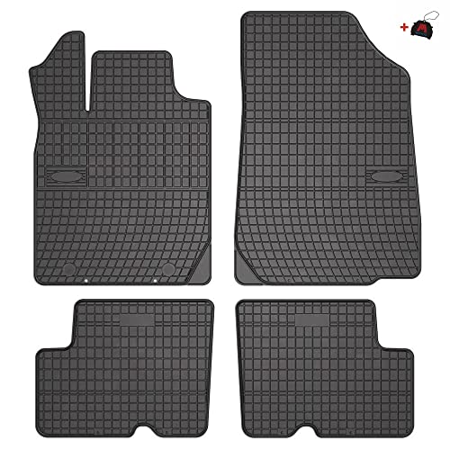 M MOTOS Tapis de voiture en caoutchouc pour Dacia Duster I 2010-2013, Dacia Logan I 2008-2014, Dacia Sandero I 2008-2012 Améliorez votre confort de voyage avec le tapis antidérapant pour voiture- Tapi