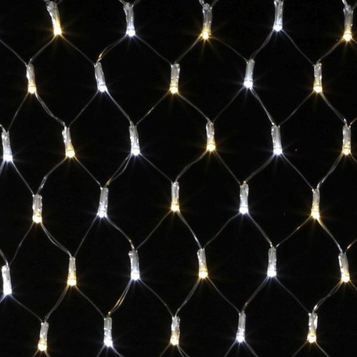 Filet lumineux solaire LED bicolore importé du Japon pour une décoration extérieure raffinée
