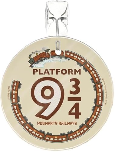 Miniatura 5 de Harry Potter Plataforma 9 3.5 pulgadas Starfire Prints Arte en vidrio Arte circular en vidrio Ideal para regalar y coleccionar