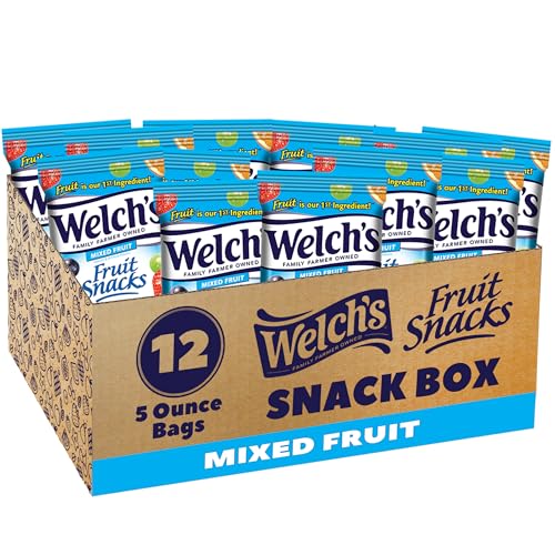 Welch's Mixed Fruit Snacks, 5oz, 12 bags
