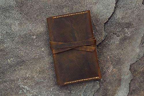 Personalized Leather field notes cover wallet/distressed leather field note case leather pocket size journal cover FA605MPS2