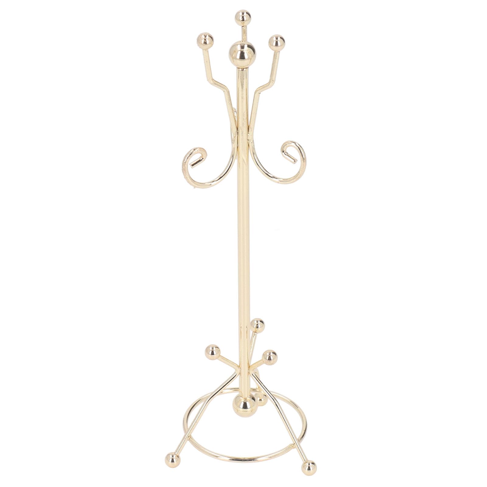 Hidyliu Miniature Dollhouse Coat Rack Decorative Toy 1:12 Scale Perfect for Imaginative Kids 5.7in