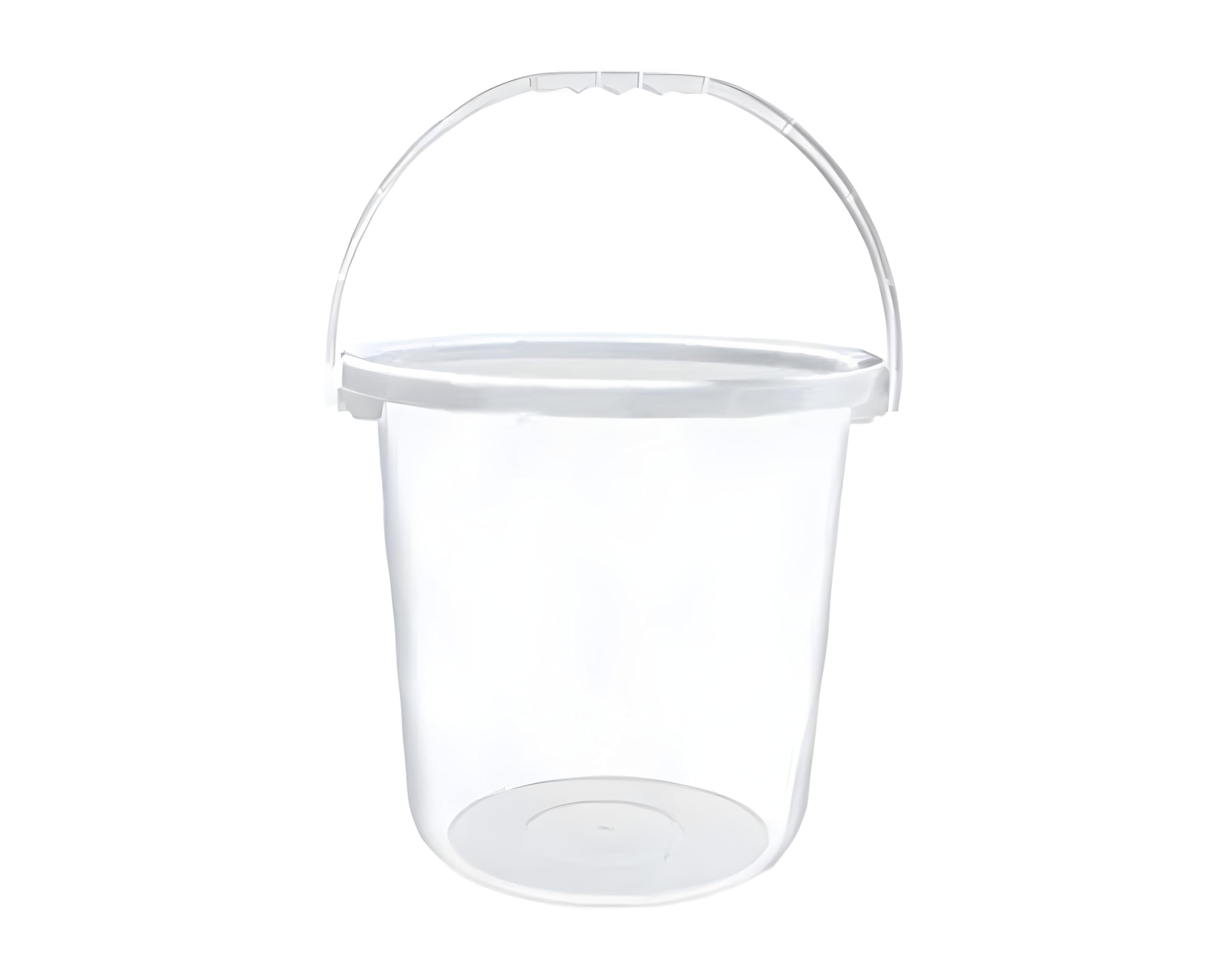 Kuber Industries Bucket for Bathroom|Unbreakable Plastic Bucket|Bucket 16 LTR|Transparent-image-10