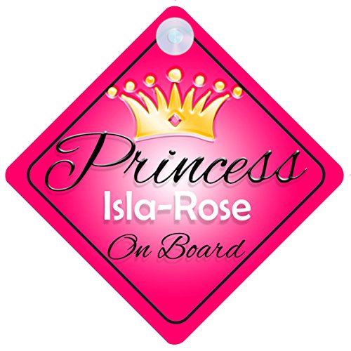 Principessa isla-rose on Board personalizzato Girl...