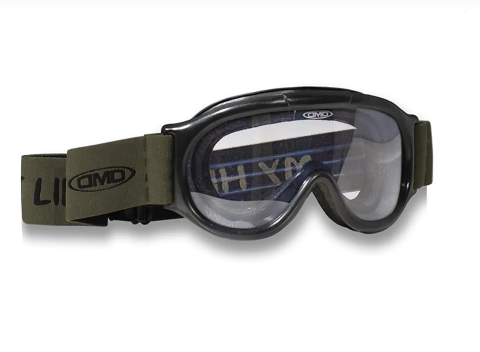 DMD Gafas para casco Ghost Goggle Green Clear, U