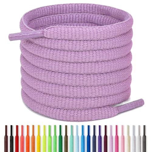 Image of Handshop 1 /4 inch Oval Athletic Shoelaces 24 inch-72 inch in 22 Colors Half Round Shoe Laces