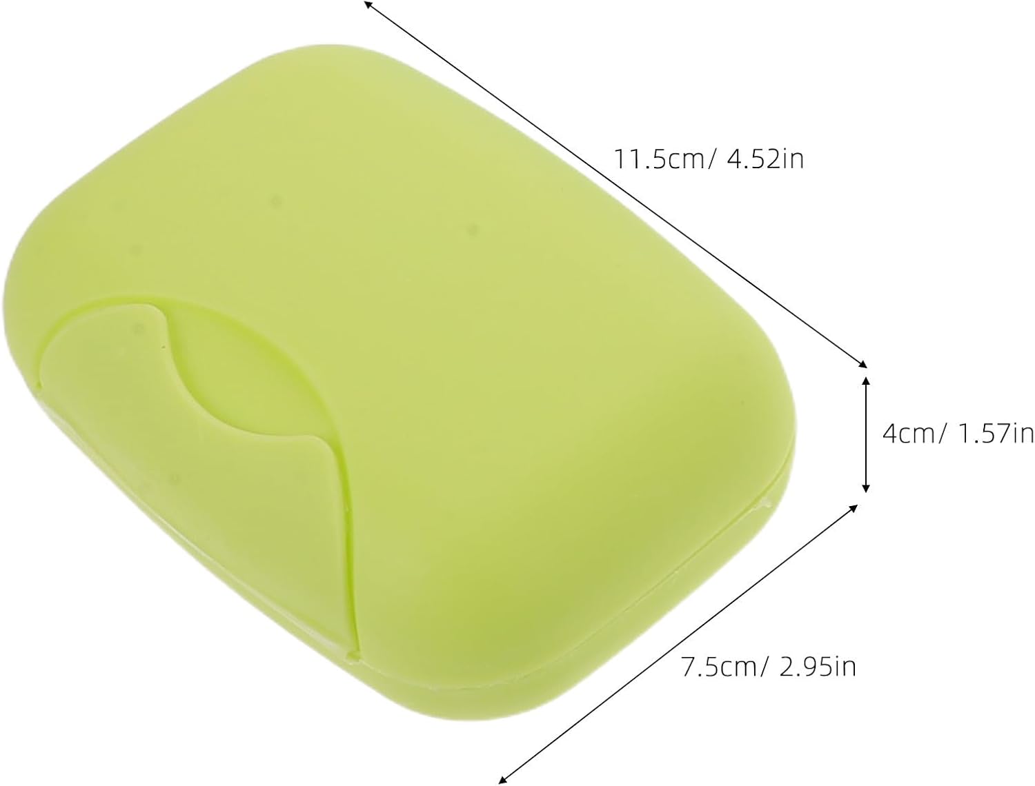 30pcs Travel Soap Dish with Lid Plastic Leakproof Case
