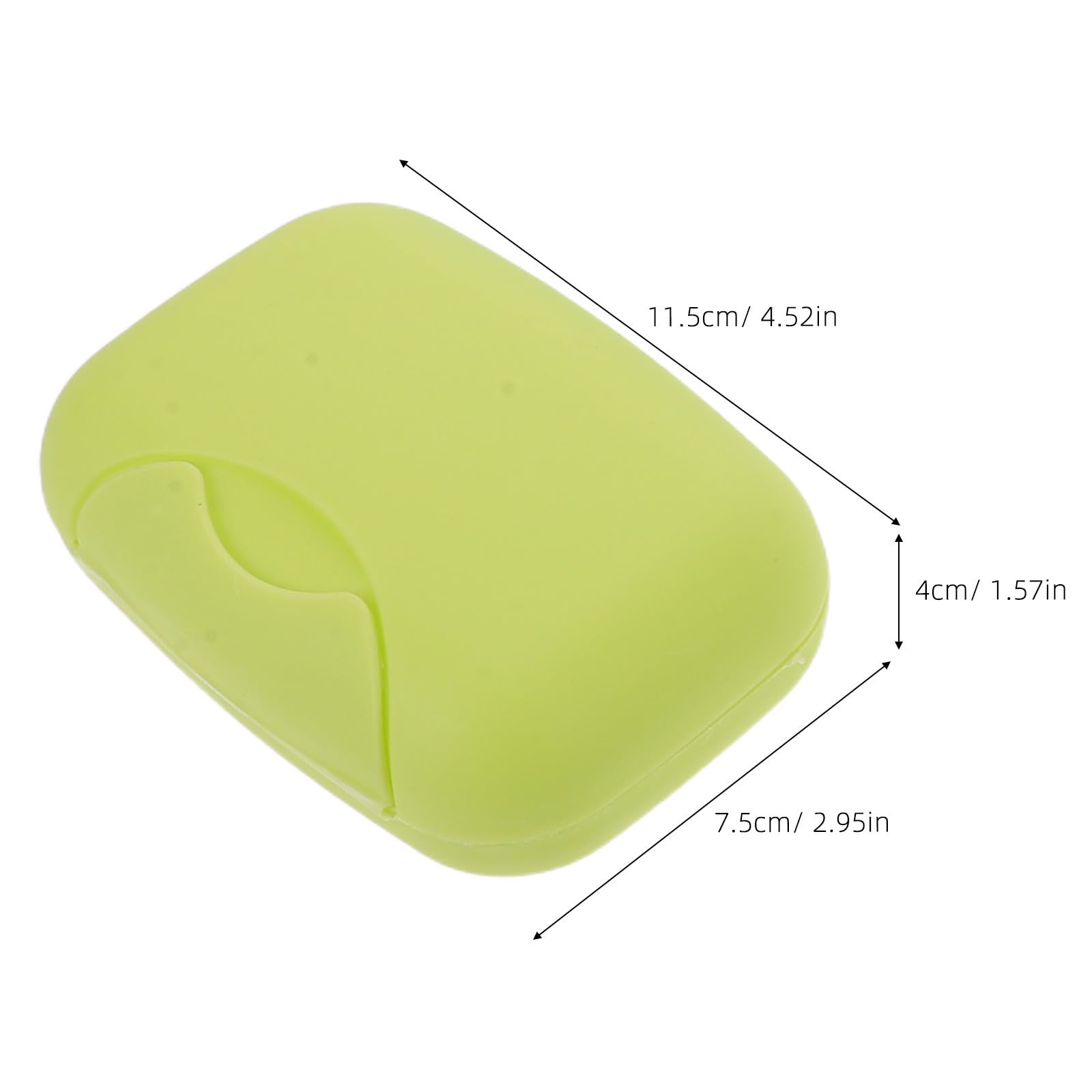 Alipis Jabonera de Viaje Portátil con Tapa, Diseño a Prueba de Fugas, Material Plástico Resistente, Paquete de 30 Piezas para Uso en Exteriores y Viajes