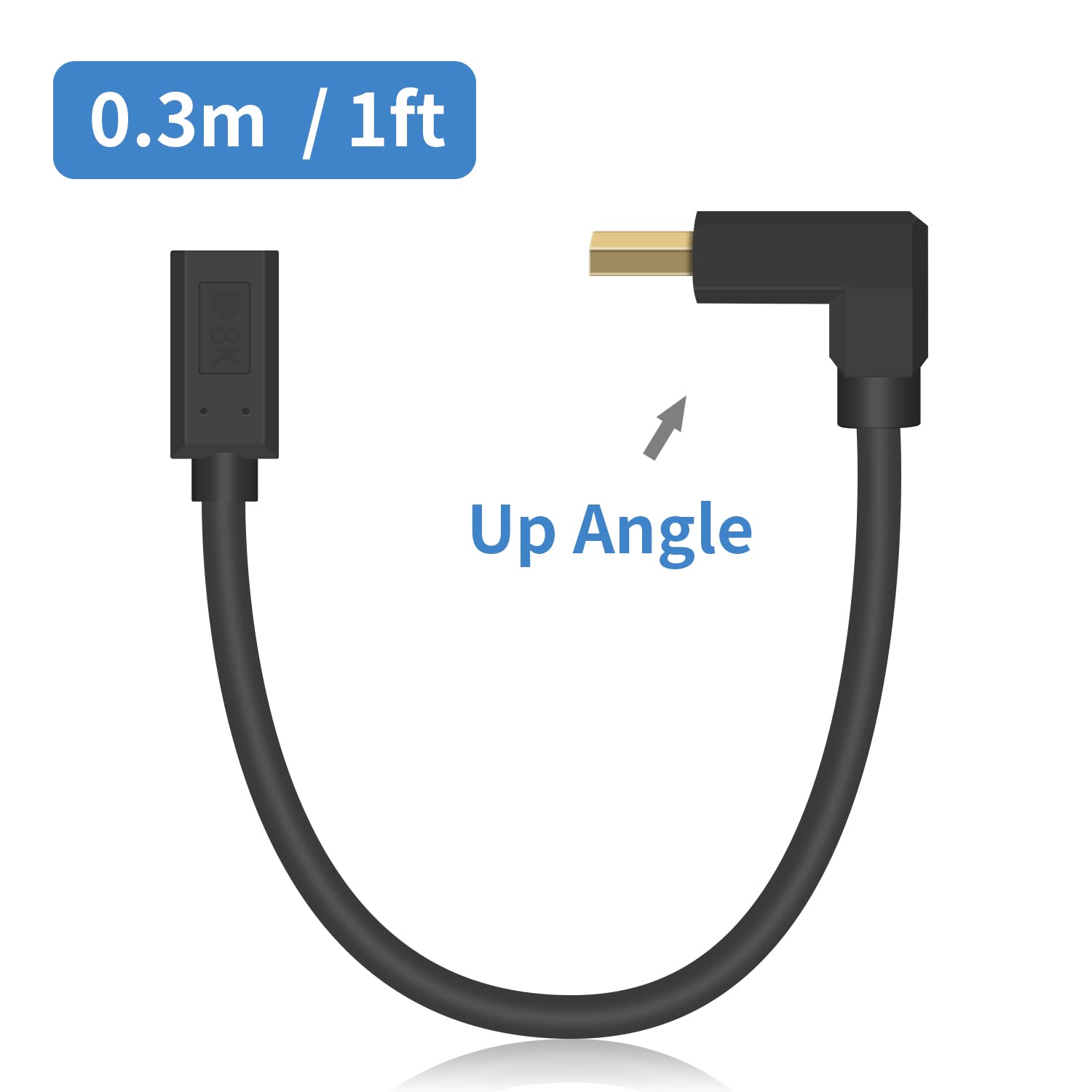 Duttek Mini Displayport to Displayport 1.4a Cable - Image 4