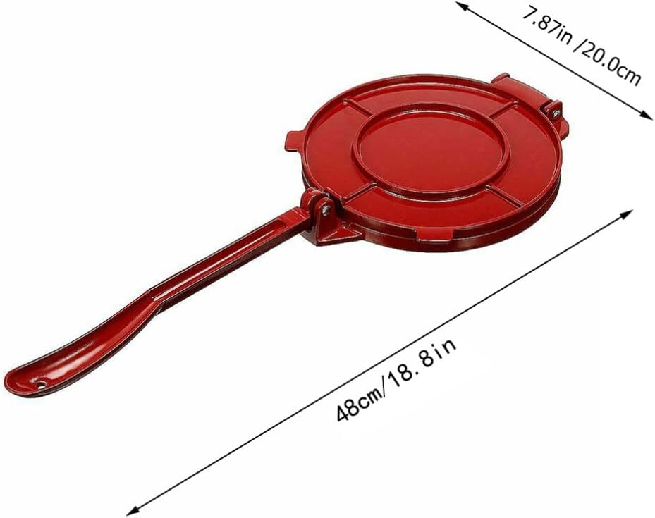 VOSAREA Aluminum Tortilla Press: Heavy Duty Corn Dough Presser Quesadilla Maker Tortilla Maker Flour Taco Presser Roti Maker Pancake Press Dumpling for Tortilla Flour