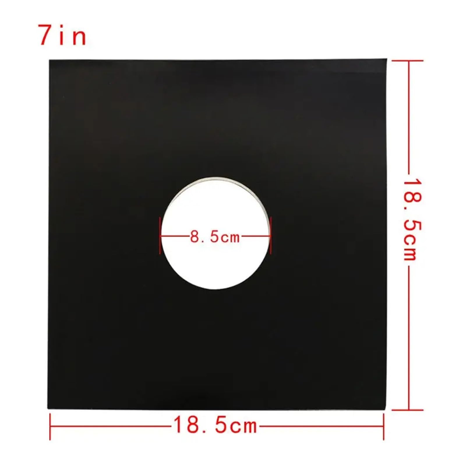 10xProtezione Interna antistatica for Dischi in Vinile da 7" 10" 12'' Manicotti Interni per Dischi in Vinile