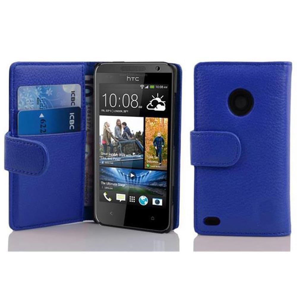 Cadorabo Custodia Flip In Similpelle Per HTC Desire 300 – Colore Lilla Bordeaux, Con Chiusura Magnetica - 5