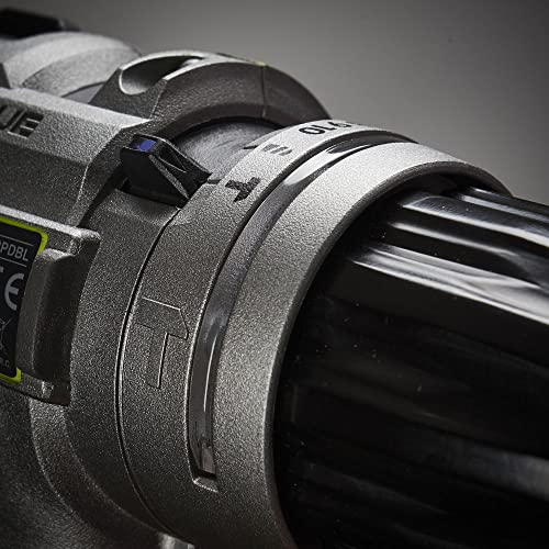 Set brushless Schlagbohrschrauber RYOBI 18V OnePlus R18PDBL Winkelschleifer 125 mm 18 V OnePlus R18AG7-0 2 Akkus Schnellladegerät R18CK2BL-252S – Bild 7