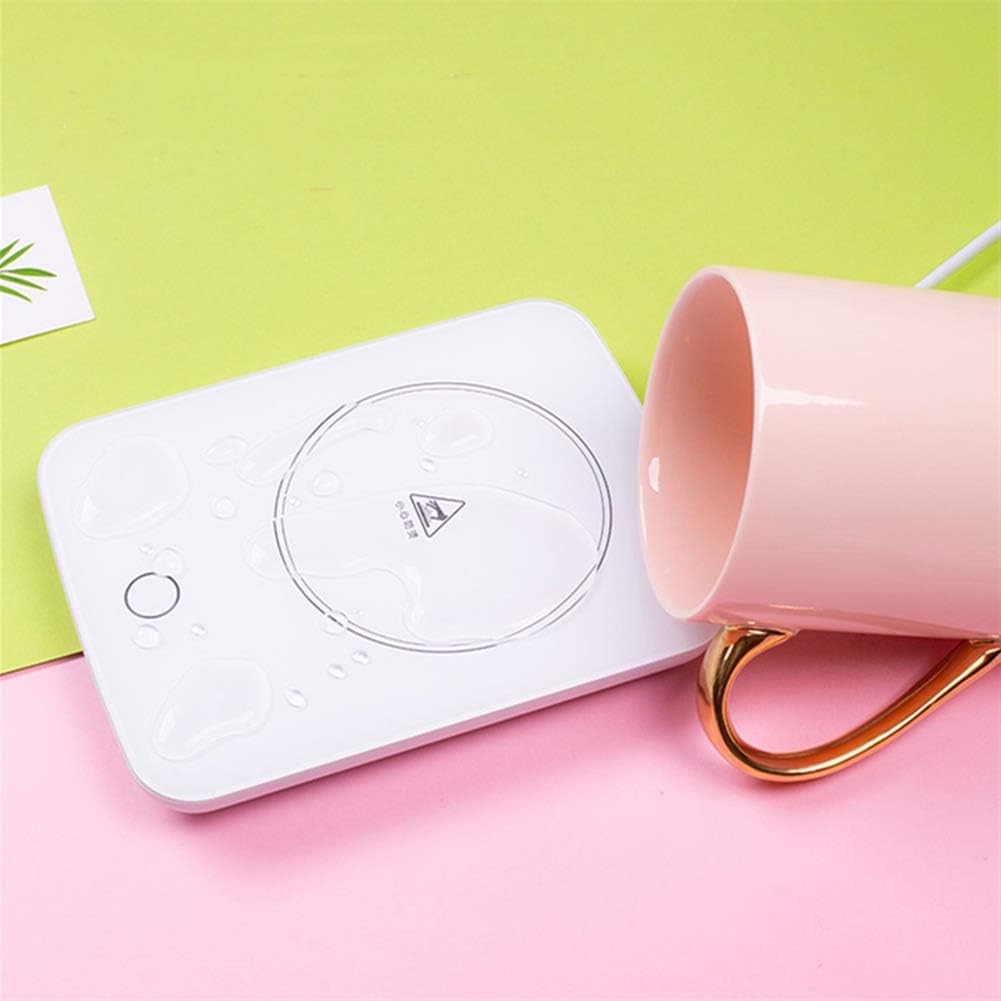 tatic Ceramic Cup Hand-Painted Gold Concentrated Base Fine Grinding Insulation Base Sensor Switch Indicator Light Tempered Glass