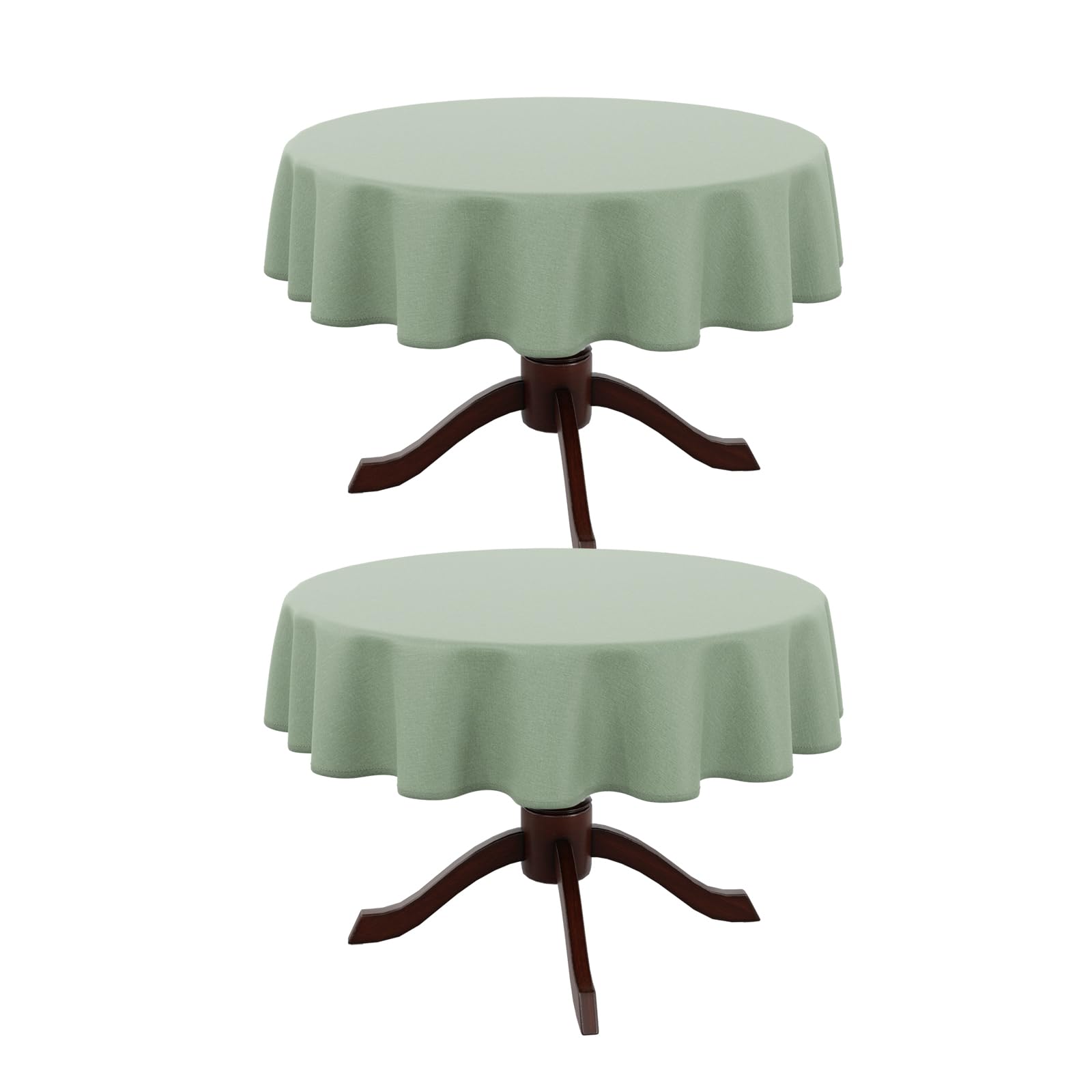AUSSPVOCT Textured Round Tablecloth 60 Inch for Birthday Party Home Decor