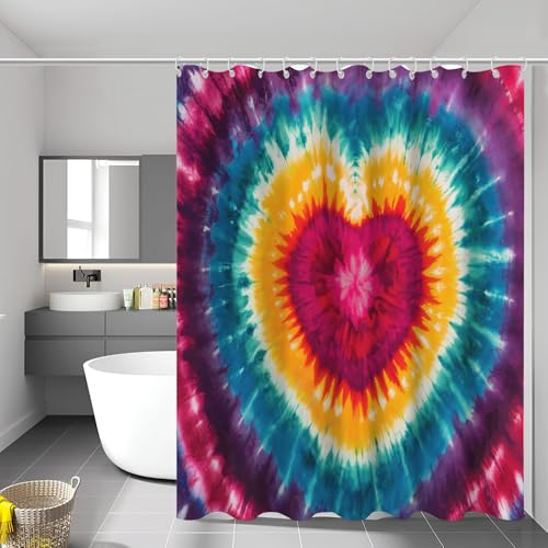 Rideau de douche polyester imperméable 180 x 200 cm lavable pour bain - 2