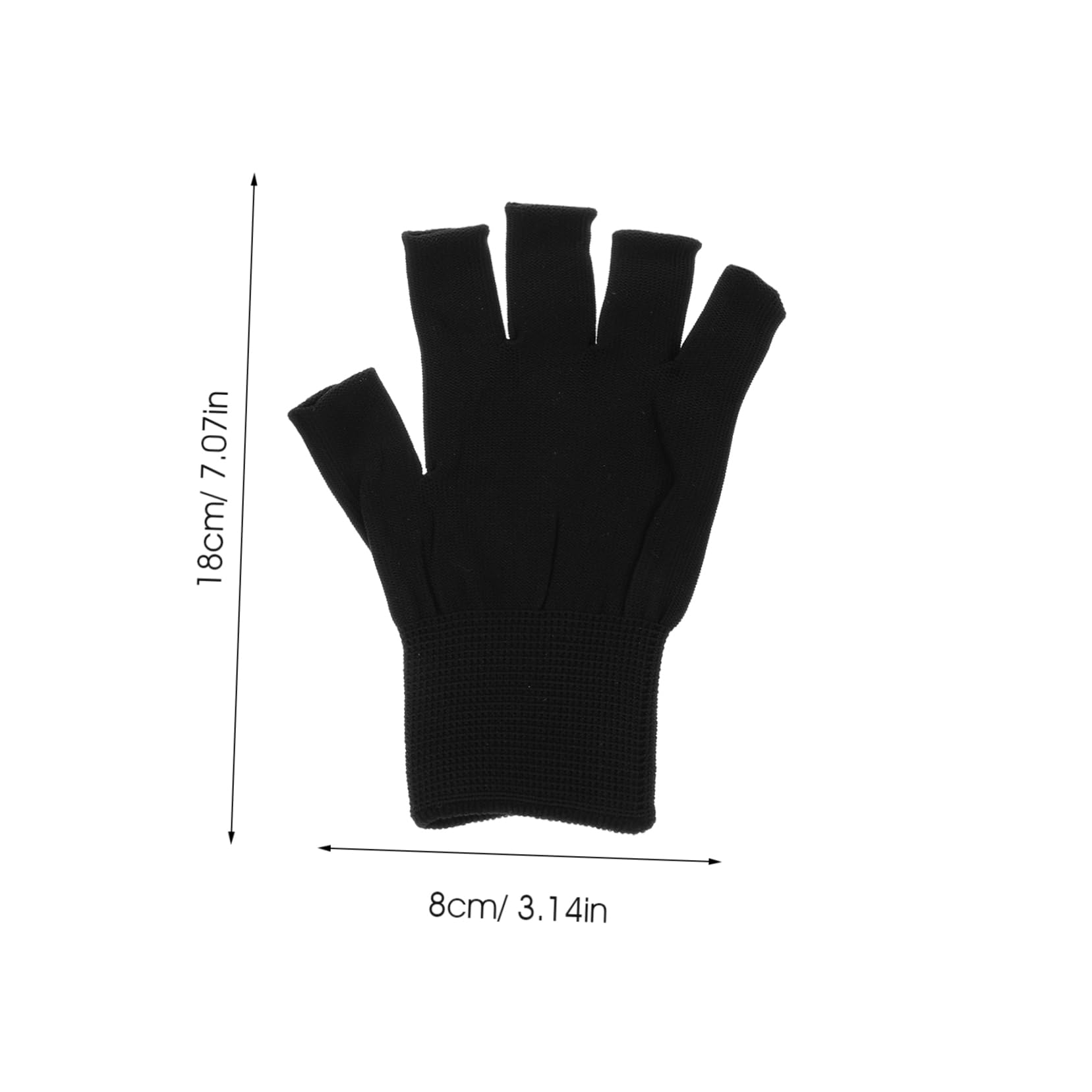 VANZACK Sun Protection Half Finger Gloves Gloves Black