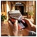 Kalimba Thumb Piano 17 Keys, Portable Mbira Finger Piano Gifts for Kids and Adults Beginners