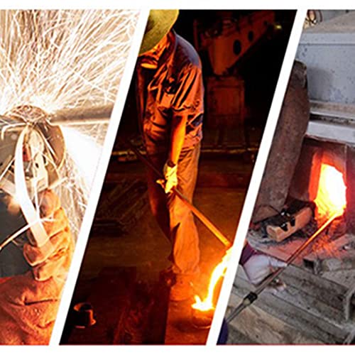 Guantes de soldadura aislados contra quemaduras de 500 grados en metalurgia 4