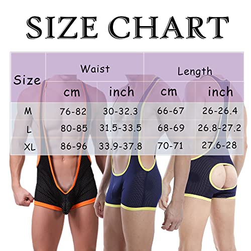 Men's Tank Top One Piece Wrestling Singlet Bodysuit Jumpsuit Leotard Mini Boxer Briefs Underwear3