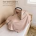 Konssy Nursing Cover for Breastfeeding, Soft & Breathable Privacy Poncho, Multi-Use Feeding Shawl, Comfortable & Portable Breastfeeding Cover for Women (Camel)